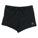 Kids Euro Swim Shorties | "Black"-6-12 Month-Black-SwimZip UPF 50+ Sun Protective Swimwear & UV Zipper Rash Guards-pos1