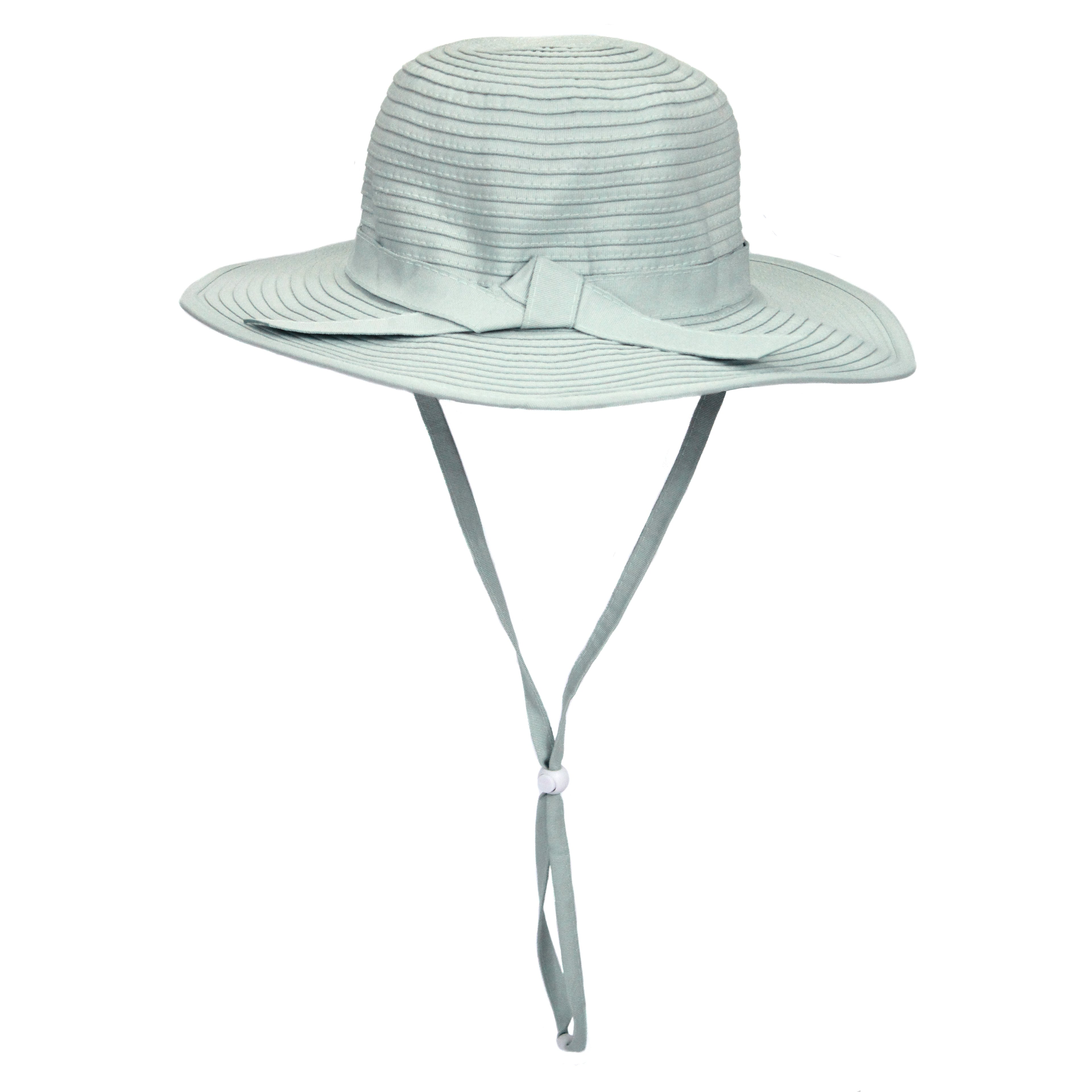 Girls Wide Brim Sun Hat - Mint-SwimZip UPF 50+ Sun Protective Swimwear & UV Zipper Rash Guards-pos3