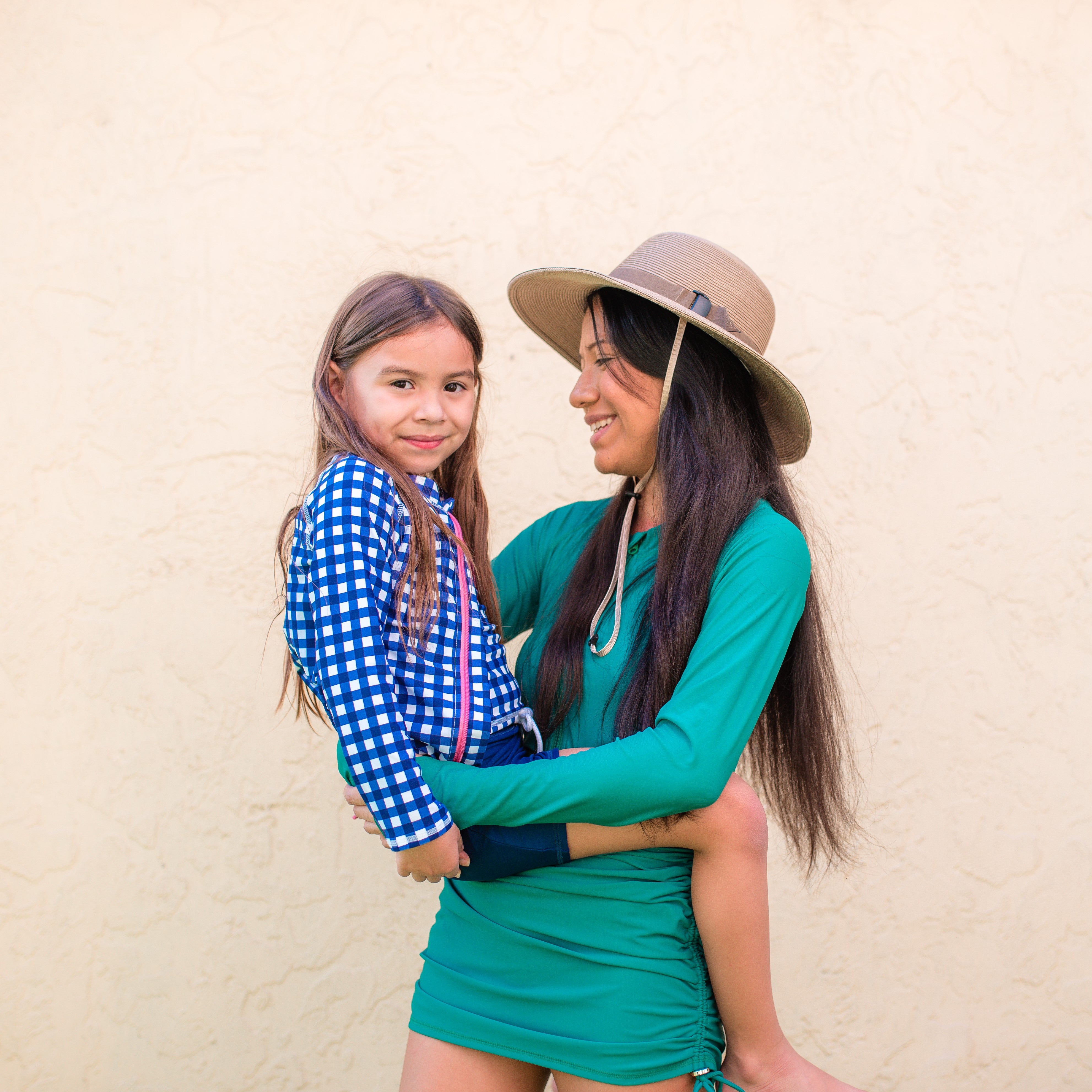 Women's Half Zip Swim Dress Cover Up | "Greenlake"-SwimZip UPF 50+ Sun Protective Swimwear & UV Zipper Rash Guards-pos11