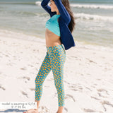 Kids Swim Pants | "Geo Party"-SwimZip UPF 50+ Sun Protective Swimwear & UV Zipper Rash Guards-pos2