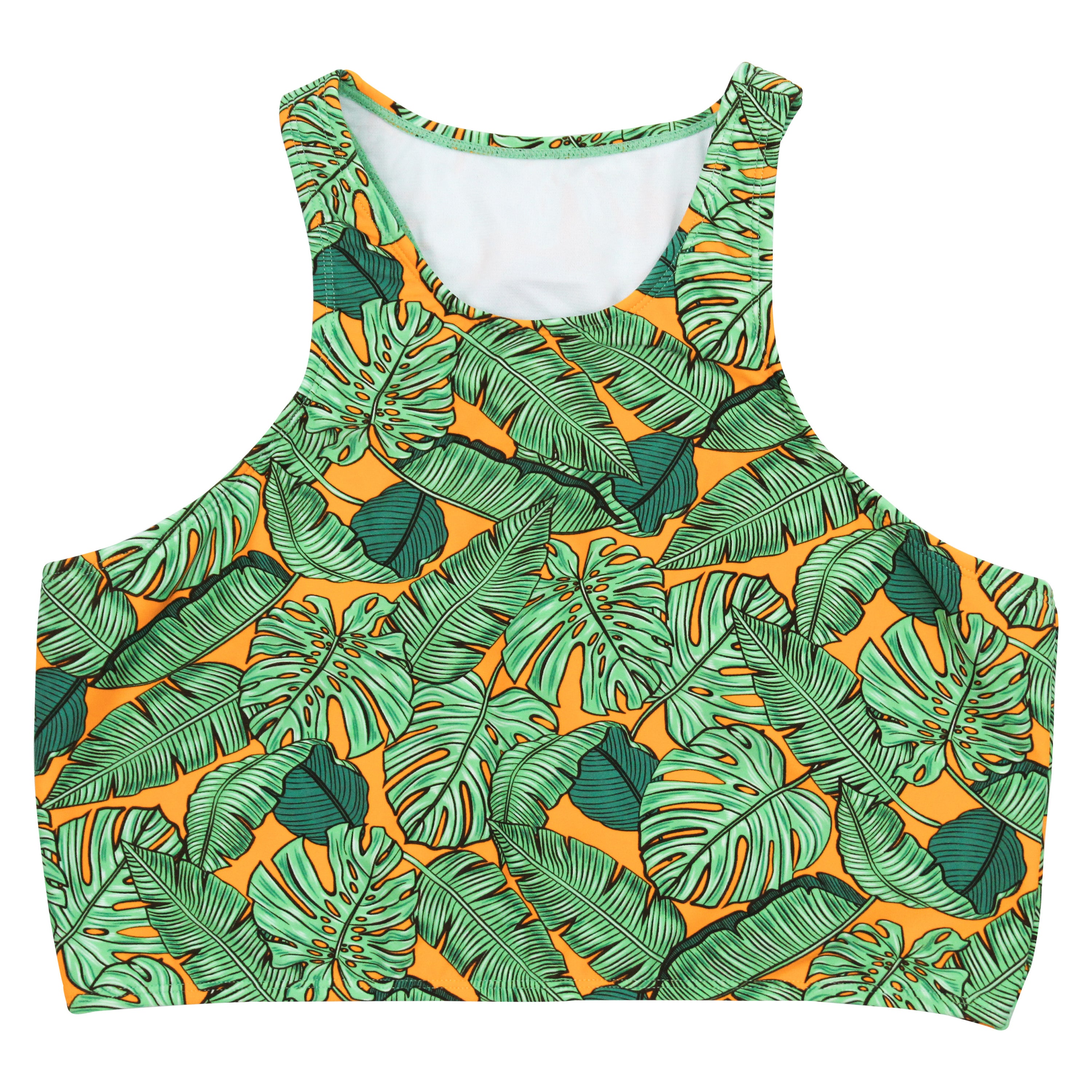 Women's Halter Bikini Top | "The Tropics"-XS-The Tropics-SwimZip UPF 50+ Sun Protective Swimwear & UV Zipper Rash Guards-pos1
