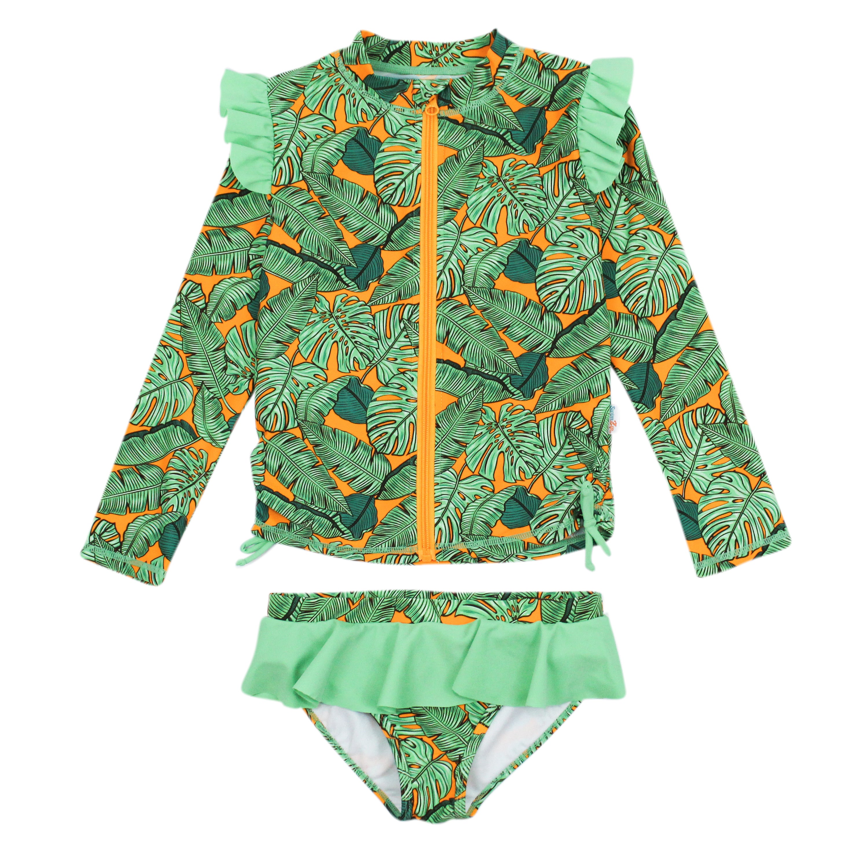Nytabbe Girls Swimsuit Size 7-8 Long Sleeve Rash Guard Set 2 Piece Swimwear  for Toddler Girls Bikini Bottom with UPF 50+ Sun Protection Watermelon -  Yahoo Shopping