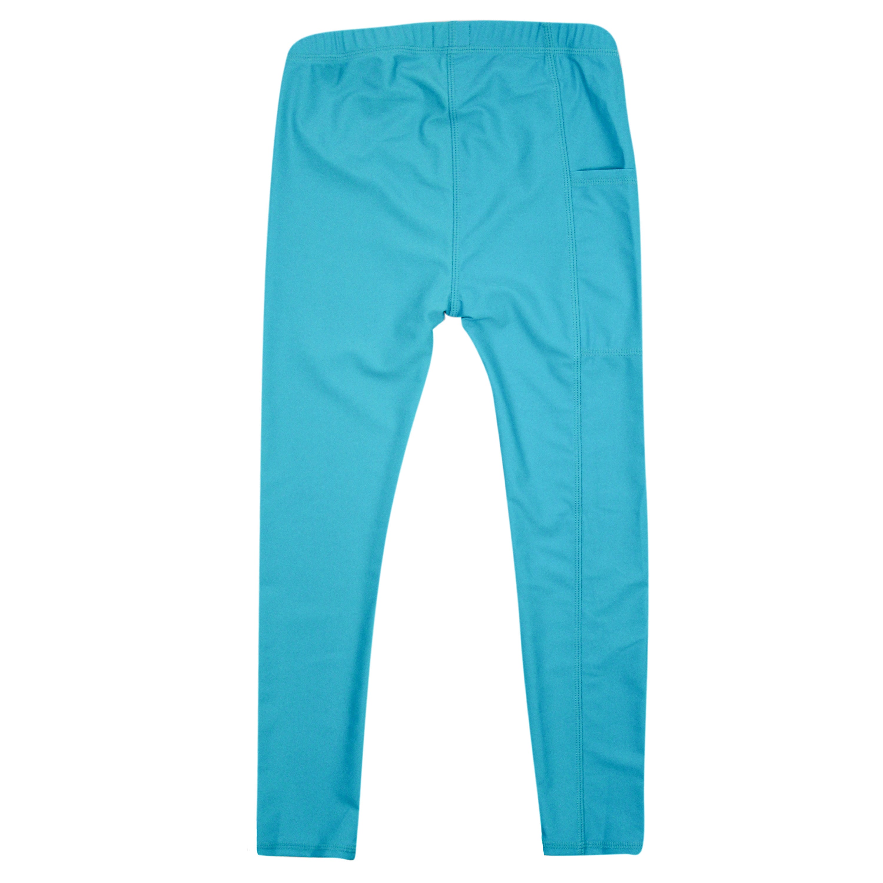Kids Swim Pants | "Scuba Blue"-SwimZip UPF 50+ Sun Protective Swimwear & UV Zipper Rash Guards-pos13