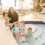 Sunsuit - Long Sleeve Romper Swimsuit | "Rainbow"-SwimZip UPF 50+ Sun Protective Swimwear & UV Zipper Rash Guards-pos13