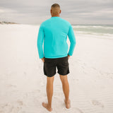 Men's 6.5" Swim Trunks - "Black"-SwimZip UPF 50+ Sun Protective Swimwear & UV Zipper Rash Guards-pos3