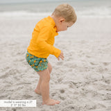 Kids Euro Swim Shorties | "The Tropics"-SwimZip UPF 50+ Sun Protective Swimwear & UV Zipper Rash Guards-pos2