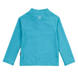Kids UPF 50+ Long Sleeve Zipper Rash Guard Swim Shirt | "Scuba Blue"-SwimZip UPF 50+ Sun Protective Swimwear & UV Zipper Rash Guards-pos9