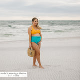 Women's Scoop Neck Bikini Top | "Zinnia"-SwimZip UPF 50+ Sun Protective Swimwear & UV Zipper Rash Guards-pos2