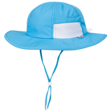 Adult Wide Brim Sun Hats-Adult-Aqua-SwimZip UPF 50+ Sun Protective Swimwear & UV Zipper Rash Guards-pos4