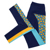 Women's Swim Pants | "Geo Party”-SwimZip UPF 50+ Sun Protective Swimwear & UV Zipper Rash Guards-pos3