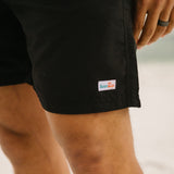 Men's 6.5" Swim Trunks - "Black"-SwimZip UPF 50+ Sun Protective Swimwear & UV Zipper Rash Guards-pos4