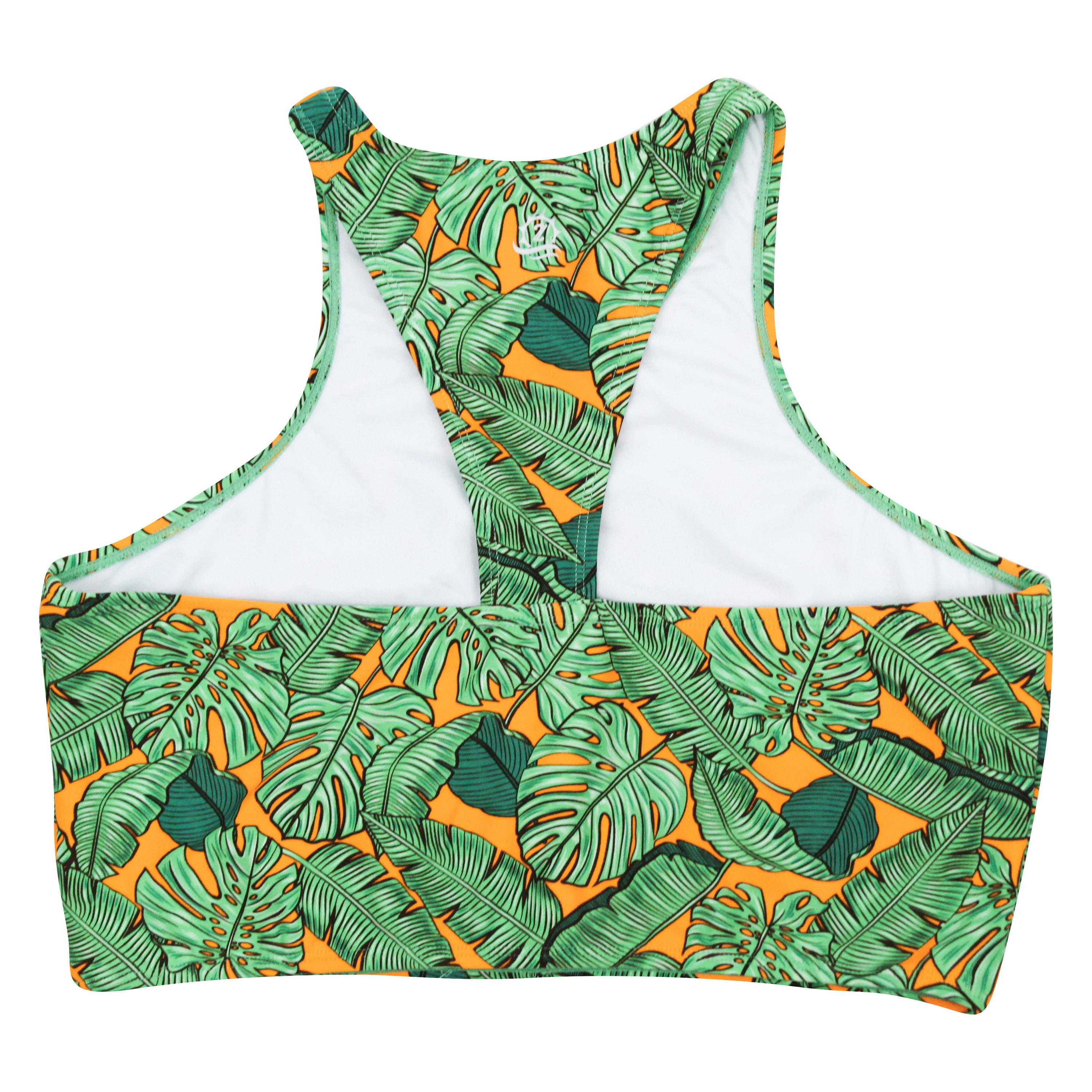 Women's Halter Bikini Top | "The Tropics"-SwimZip UPF 50+ Sun Protective Swimwear & UV Zipper Rash Guards-pos3