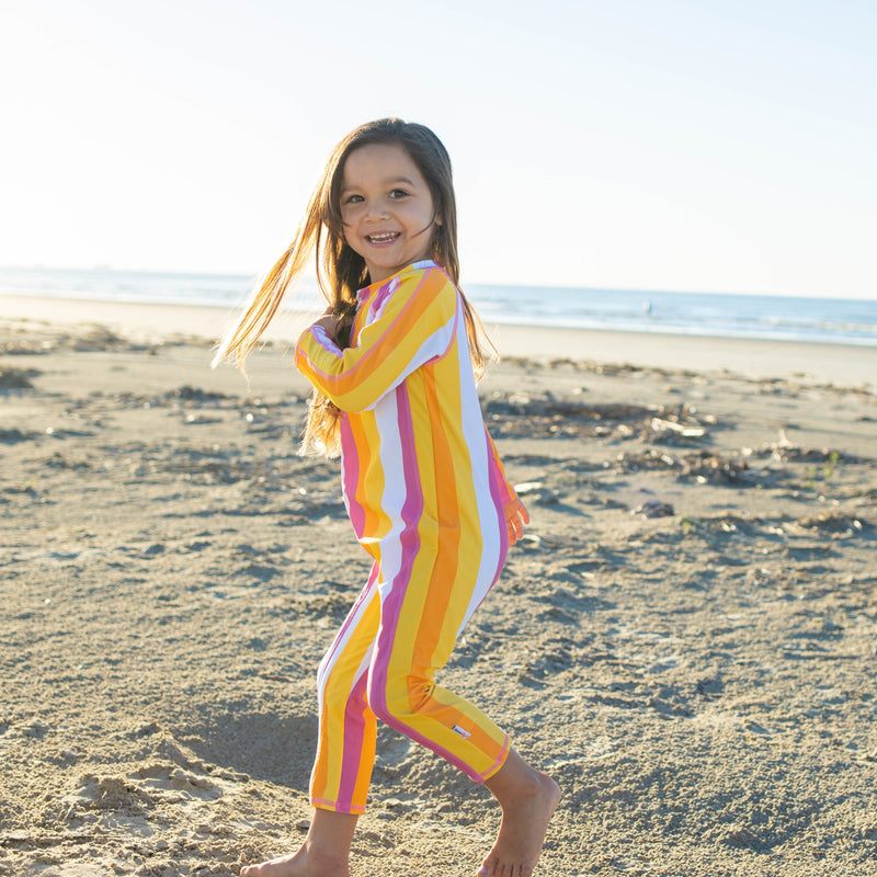 Sunsuit - Long Sleeve Romper Swimsuit | "Be Bold"-SwimZip UPF 50+ Sun Protective Swimwear & UV Zipper Rash Guards-pos7