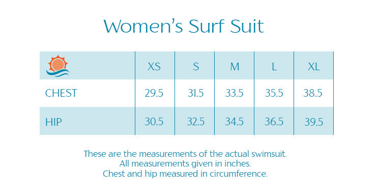 Women's Long Sleeve Surf Suit (One Piece Bodysuit) - "Palm Leaf"-SwimZip UPF 50+ Sun Protective Swimwear & UV Zipper Rash Guards-pos4